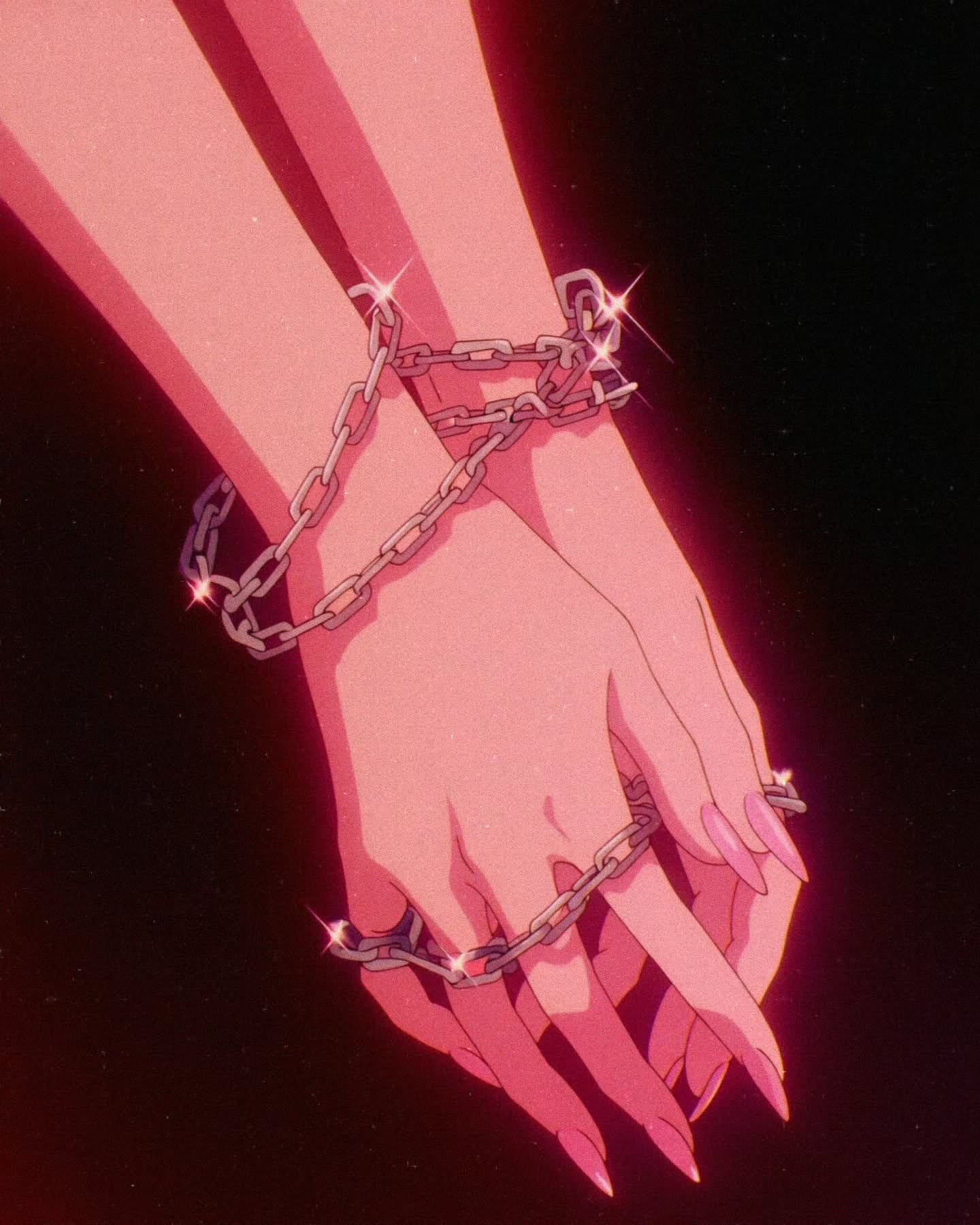 brunirax: Chained Hand Editorial AI Art