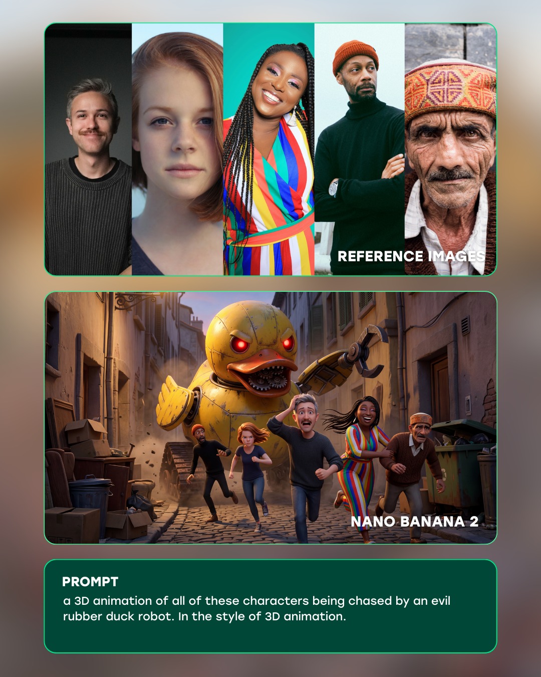 Curious Refuge: Evil Rubber Duck Chase AI Art