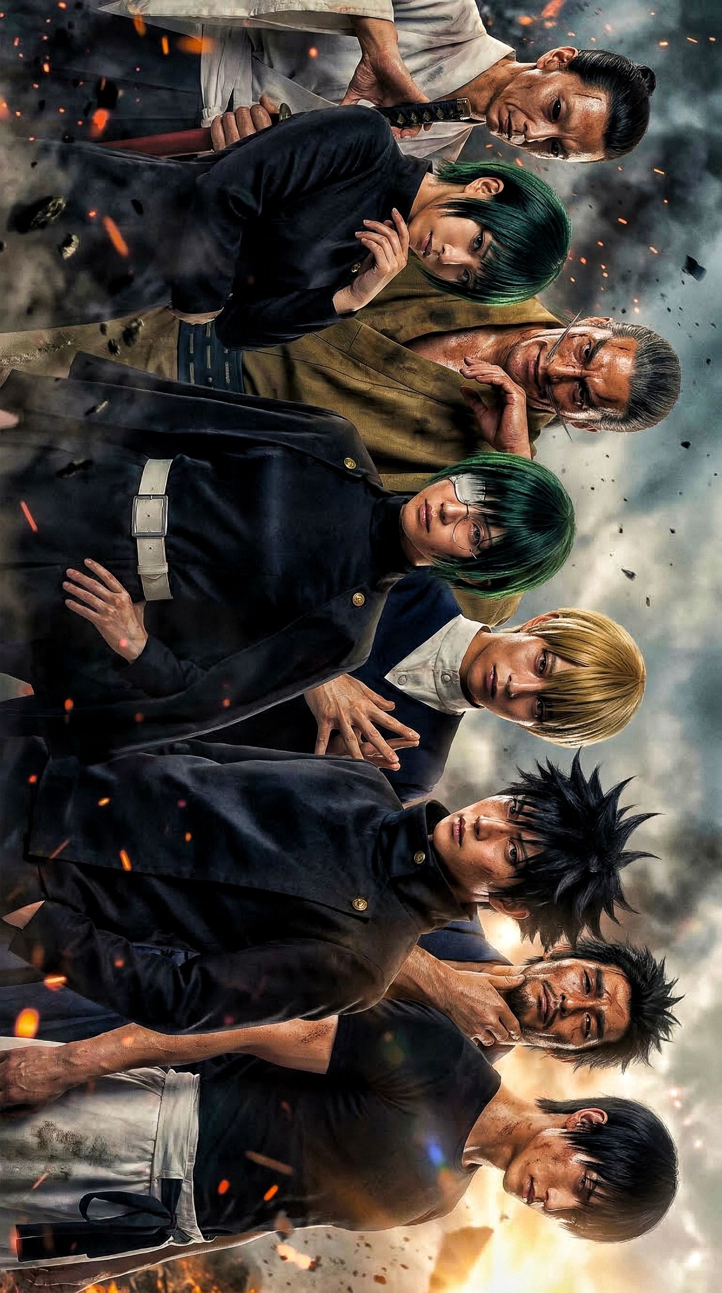 cyborg.digitalart: Battle Anime Team Lineup AI Art