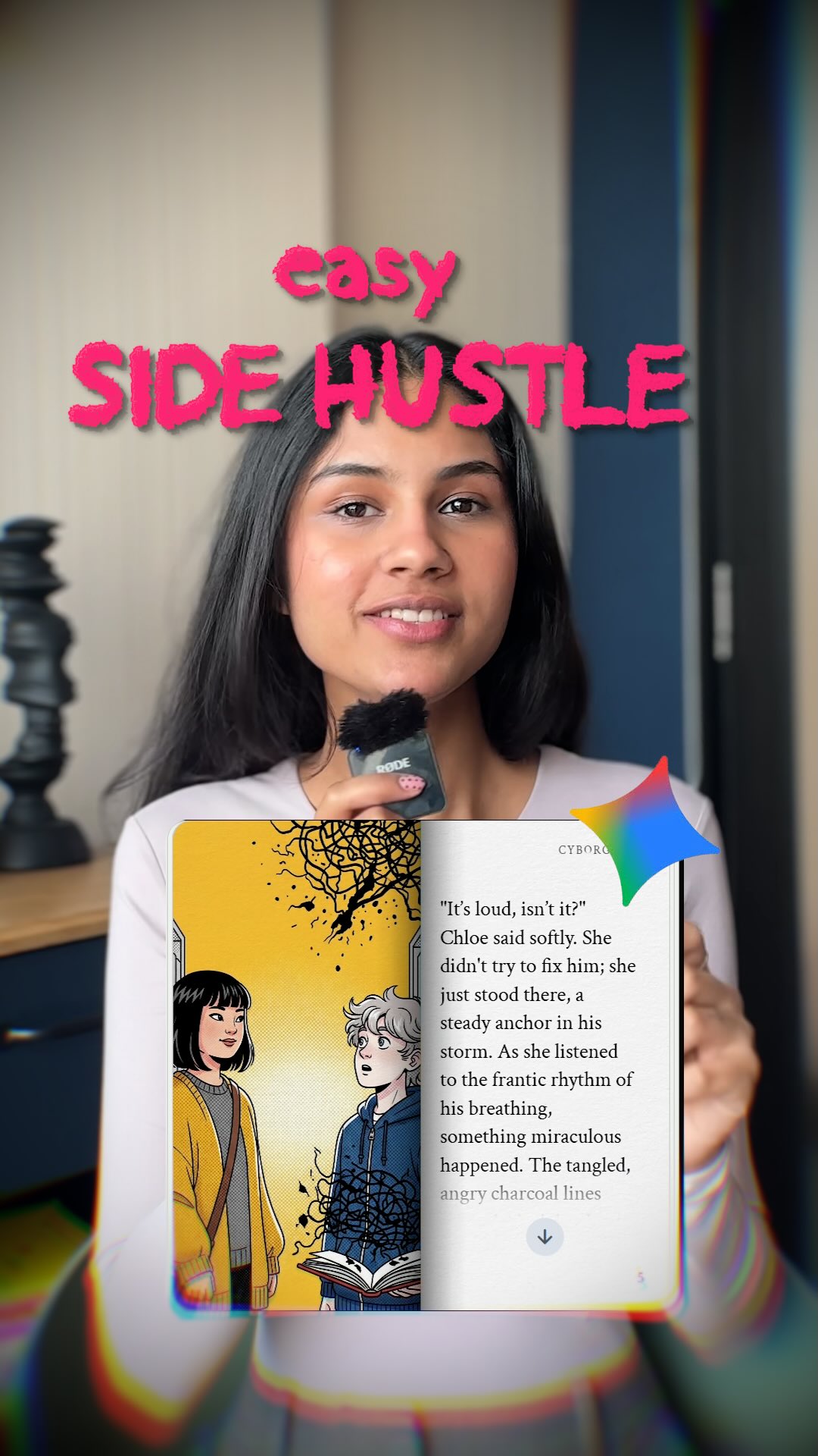 cyborggirll: Easy Side Hustle Creator Thumbnail Breakdown