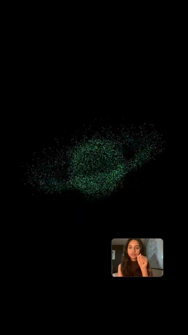 cyborggirll: Abstract Particle Cloud Explainer Thumbnail Breakdown AI Art