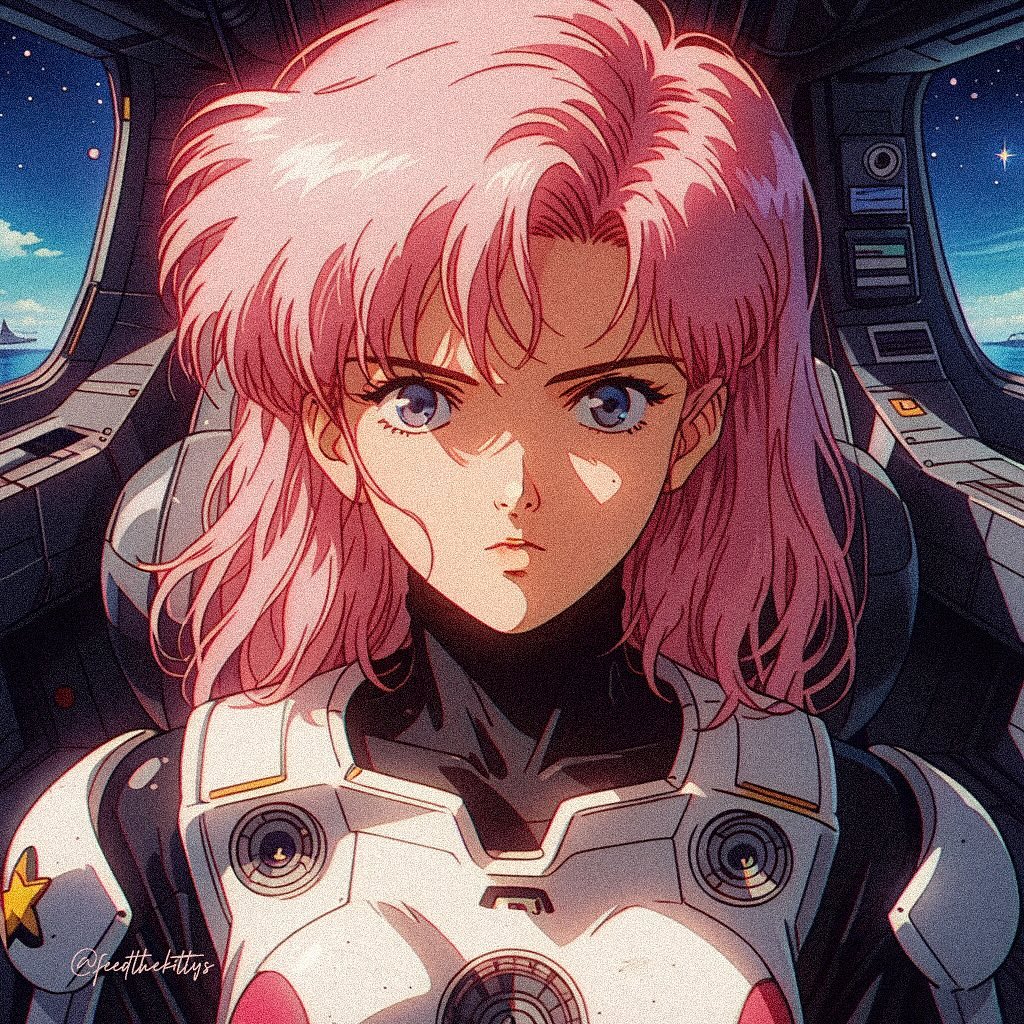 feedthekittys: Space Pilot Anime AI Art