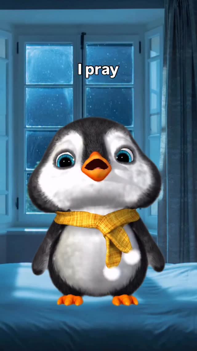 itspuffpuff: I Pray Penguin Meme AI Art