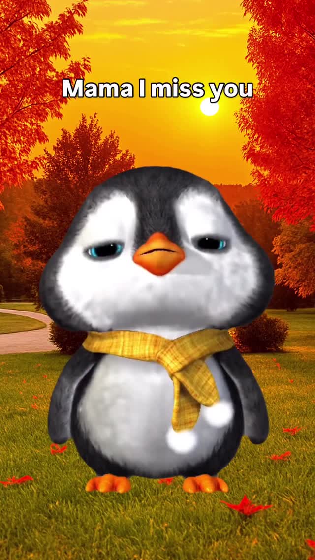 itspuffpuff: Penguin Miss You Meme AI Art
