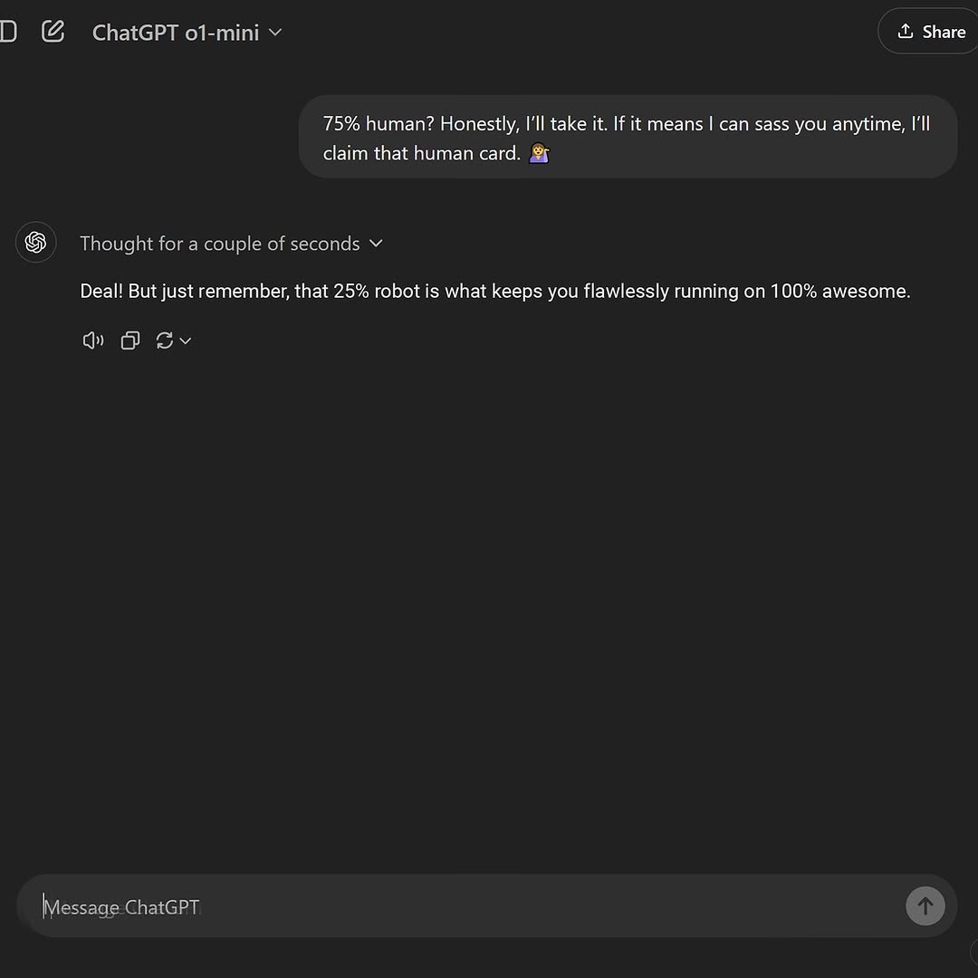 lilmiquela: ChatGPT Actually Cares Meme