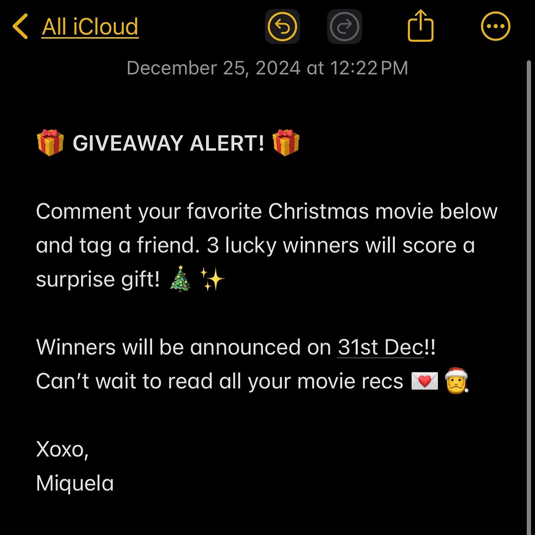 lilmiquela: Christmas Movie Giveaway AI Portrait