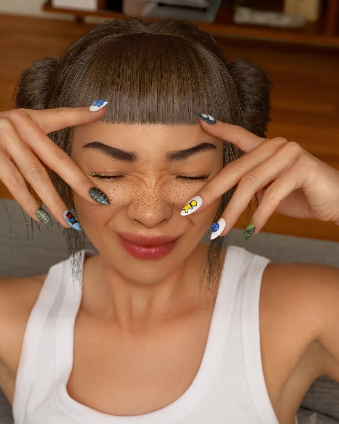 lilmiquela: Cyber Nails AI Portrait