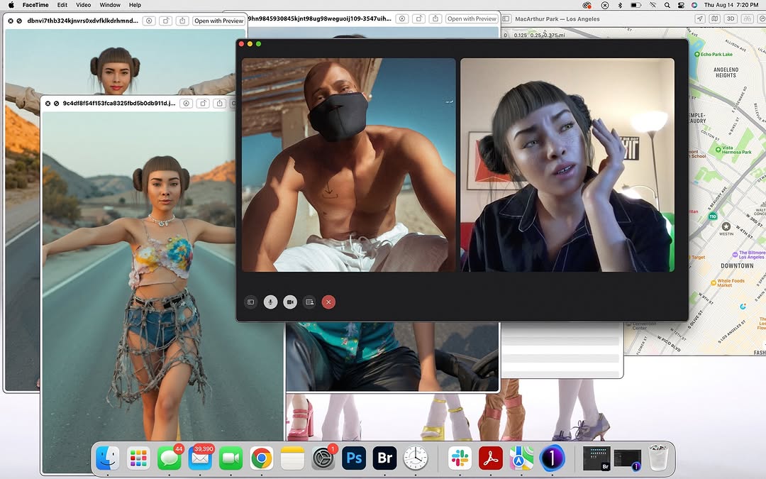lilmiquela: Robo Bestie Call AI Art