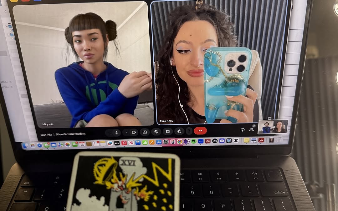 lilmiquela: Aliza Kelly Tarot Call AI Art