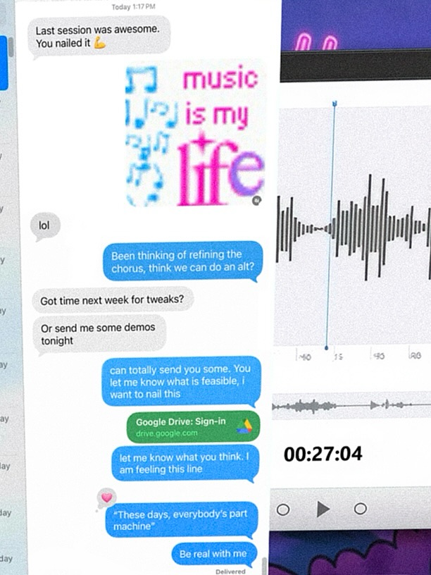 lilmiquela: Music Production Collage AI Art