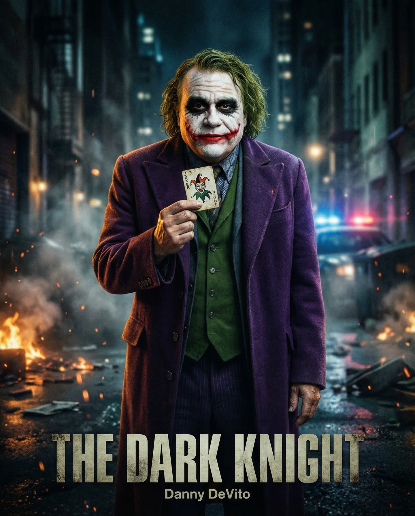 rebel.visions: Danny DeVito Joker Fan Casting AI Portrait