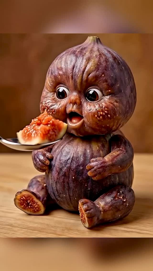 tastyy-biteee: Fig Baby Mascot Macro Food Creature Breakdown